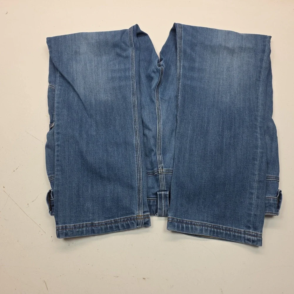 Duluth‎ Trading Co Ballroom Double Flex Slim Fit Jeans Blue 40x32 Mens Denim